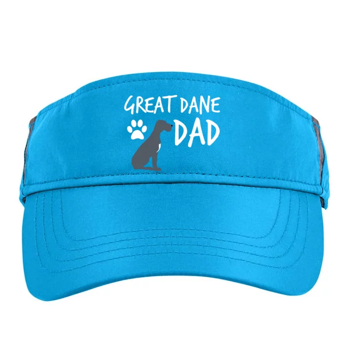 Great Dane Dad Dog Puppy Pet Lover Gift Adult Drive Performance Visor