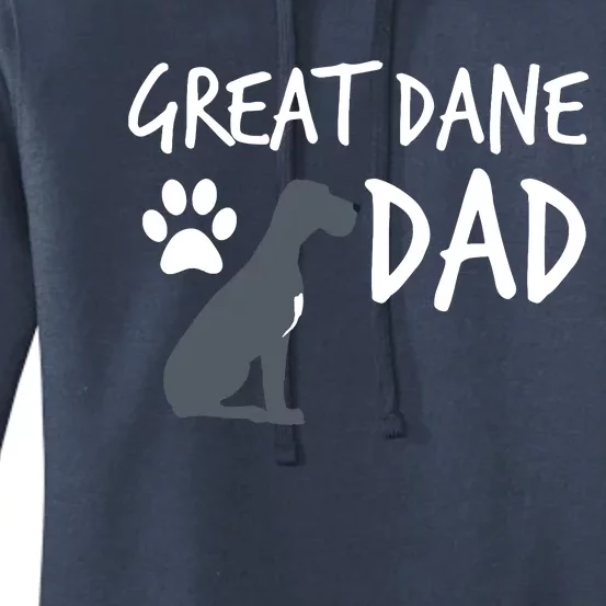 Great Dane Dad Dog Puppy Pet Lover Gift Women's Pullover Hoodie