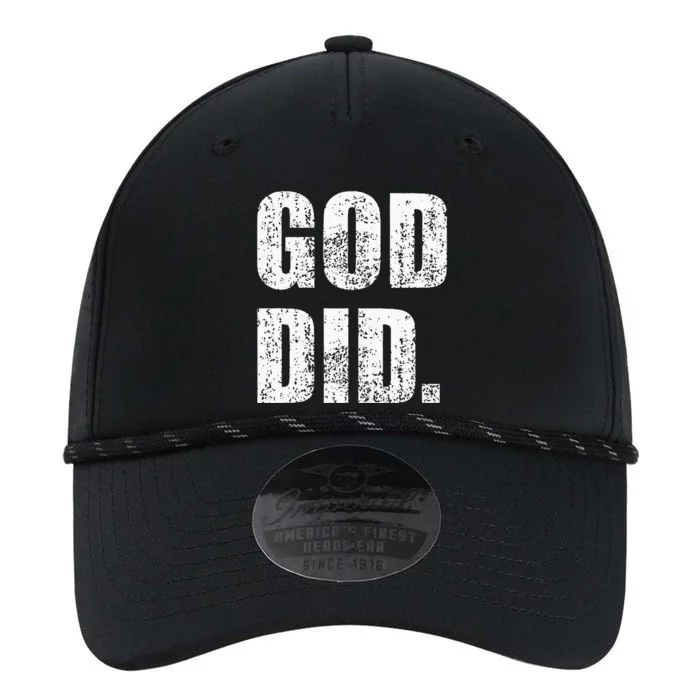 God Did Distressed Performance The Dyno Cap