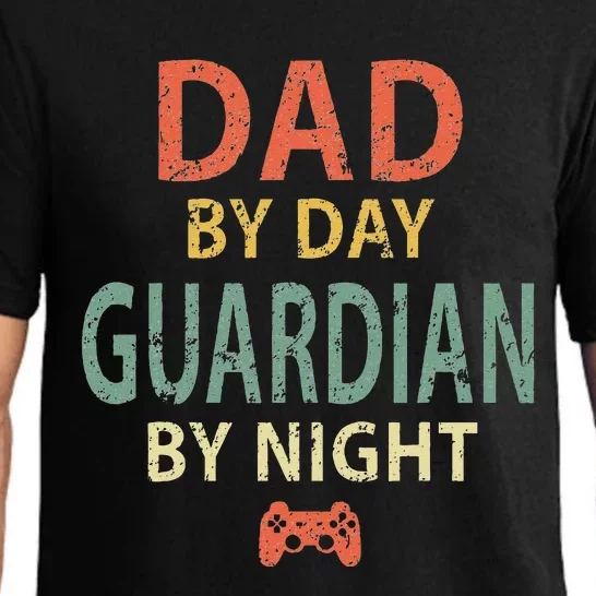 Gamer Dad Dad By Day Guardian By Night Gaming Pajama Set