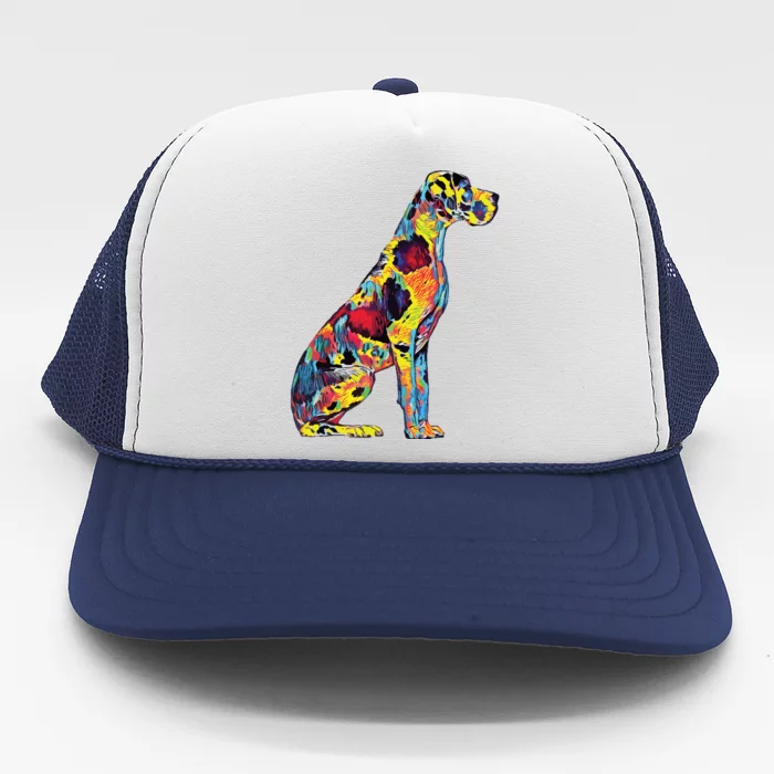 Great Dane Dog Trucker Hat