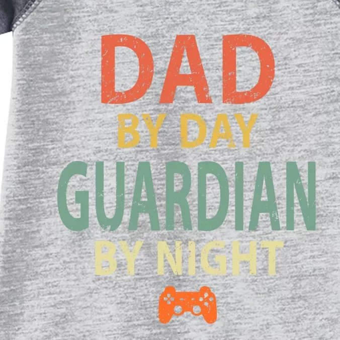 Gamer Dad. Dad by Day Guardian By Night Gaming Infant Baby Jersey Bodysuit