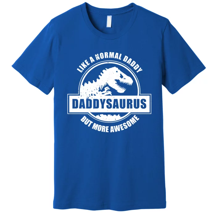 Grandpasaurus Daddysaurus Daddy FatherS Day Gift For Dad Gift Premium T-Shirt