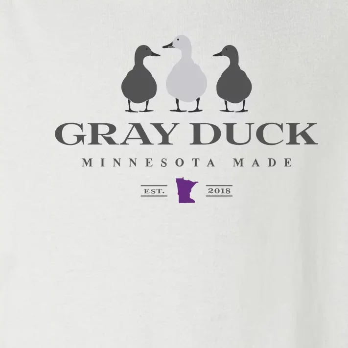 Gray Duck Ducks Toddler Long Sleeve Shirt