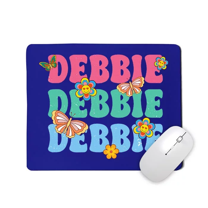 Groovy Debbie Debbie First Name Mousepad