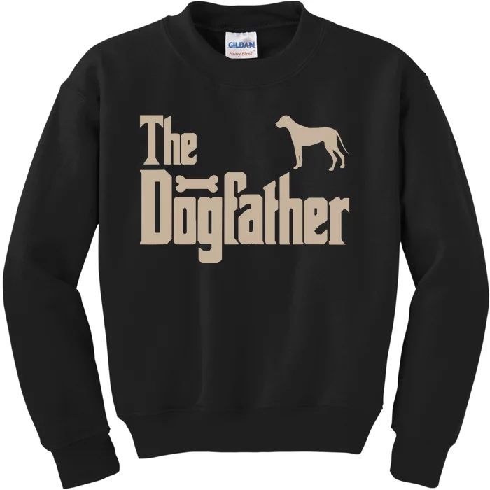 Great Dane Dog Lovers Gifts The Dogfather Kids Sweatshirt