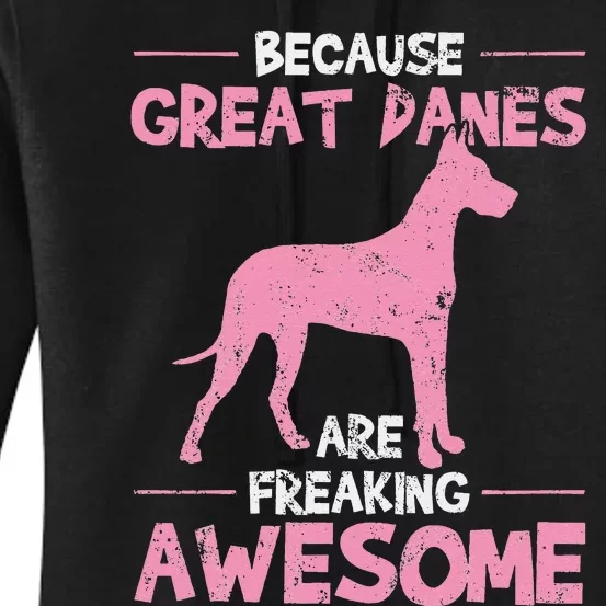 Great Dane Dog Awesome Women's Pullover Hoodie