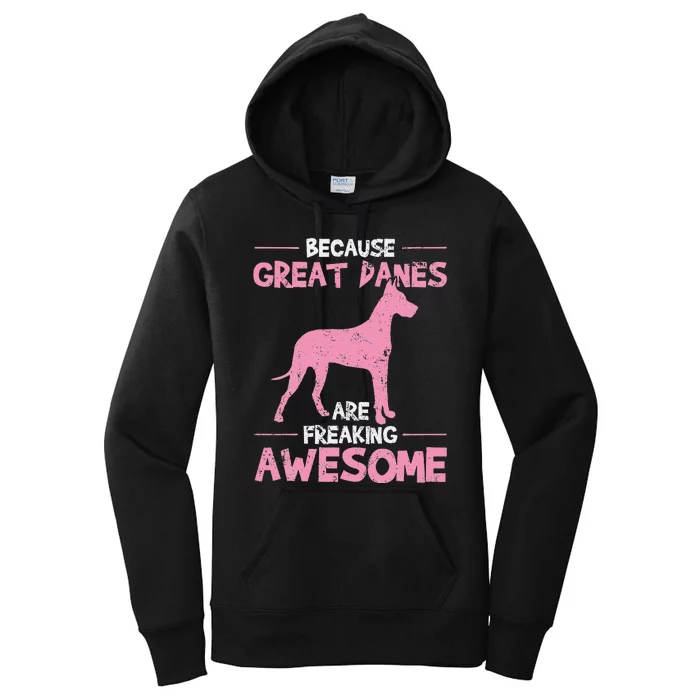 Great Dane Dog Awesome Women's Pullover Hoodie