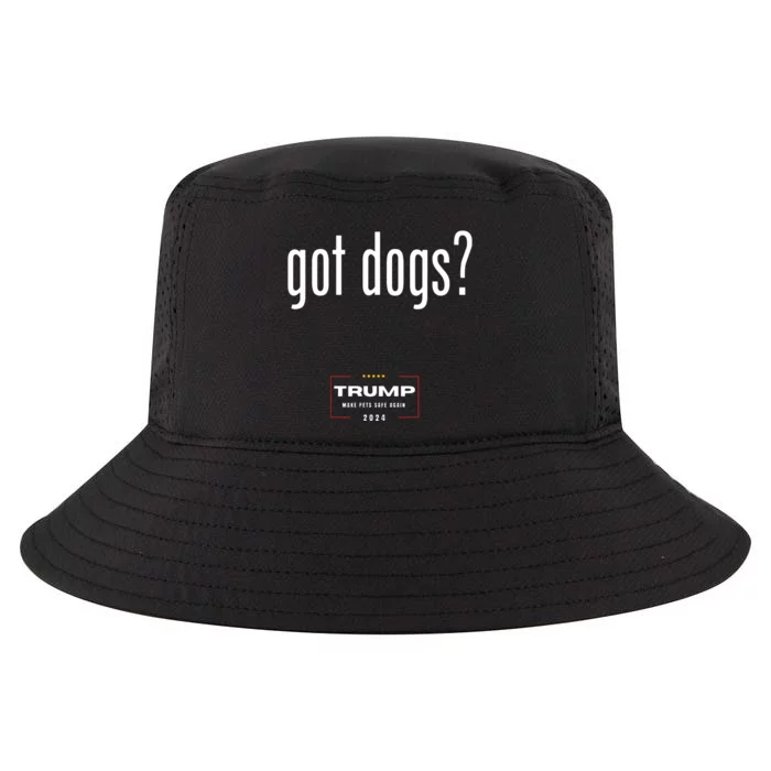 Got Dogs Eating The Dogs Cats Trump Make Pets Safe Again Cool Comfort Performance Bucket Hat