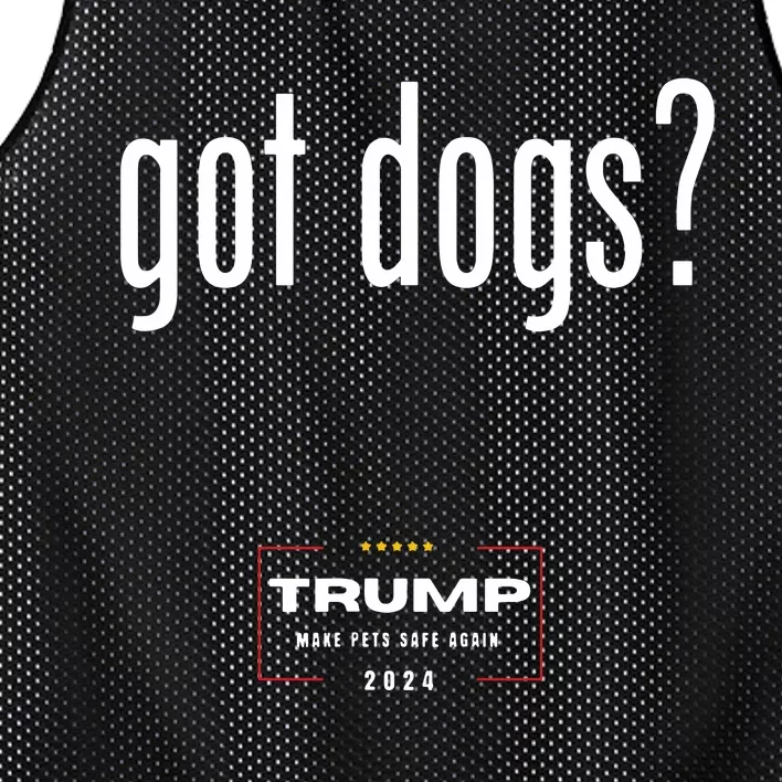 Got Dogs Eating The Dogs Cats Trump Make Pets Safe Again Mesh Reversible Basketball Jersey Tank