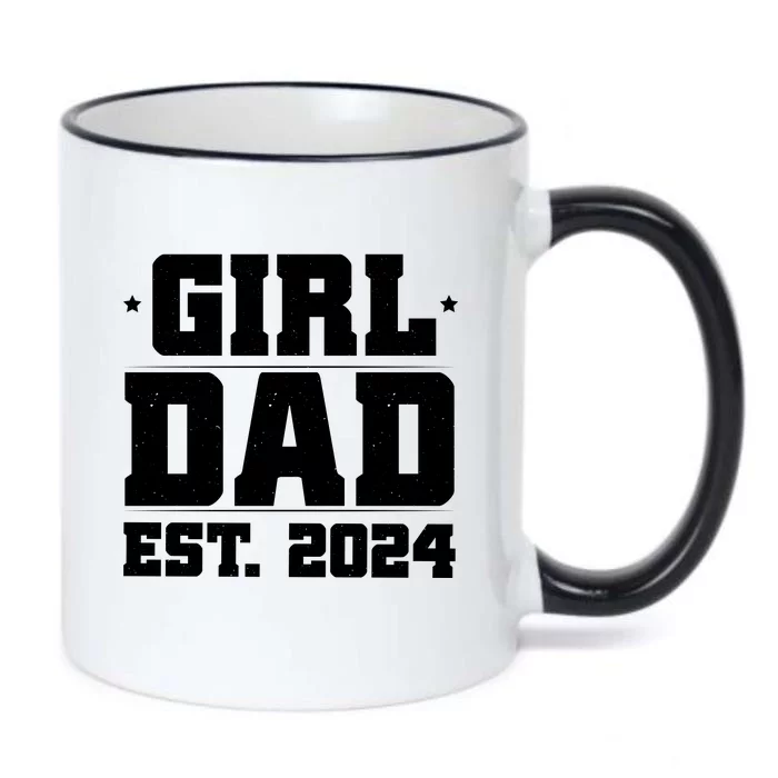 Girl Dad Est 202a4 Black Color Changing Mug