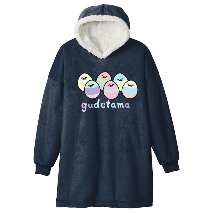 Gudetama Decorated Easter Egg Hooded Wearable Blanket