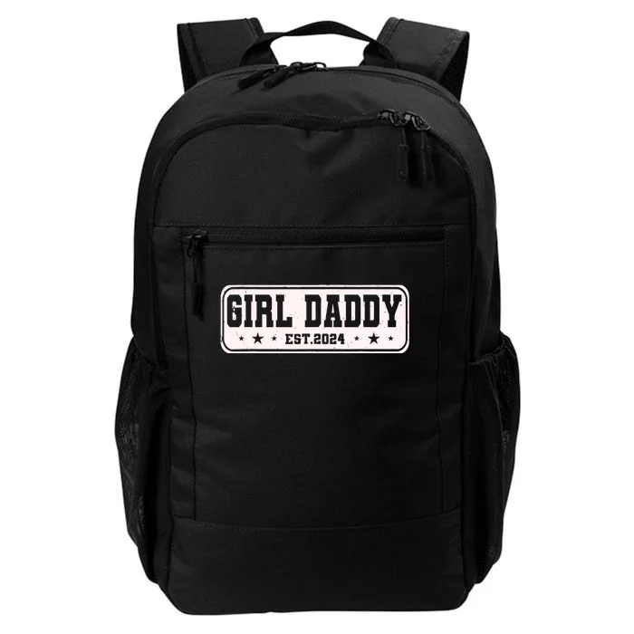 Girl Daddy Est 2024 To Be Gifts For 1st Time Dad Daily Commute Backpack