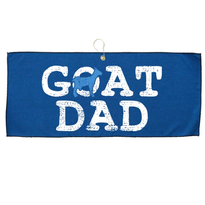 Goat Dad Fathers Day Farmer Gift Large Microfiber Waffle Golf Towel