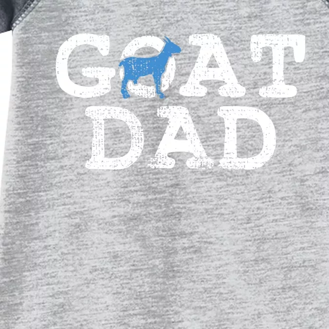 Goat Dad Fathers Day Farmer Gift Infant Baby Jersey Bodysuit