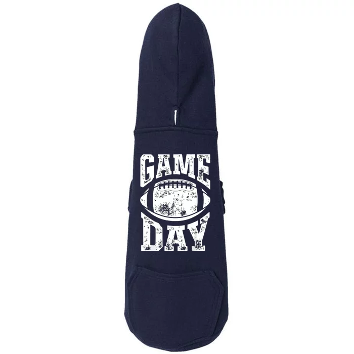 Game Day Football Season Funny Team Sports Vintage Doggie 3-End Fleece Hoodie