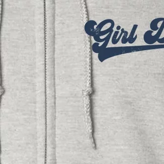 Girl Dad Funny Full Zip Hoodie