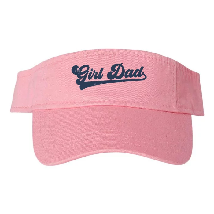 Girl Dad Funny Valucap Bio-Washed Visor