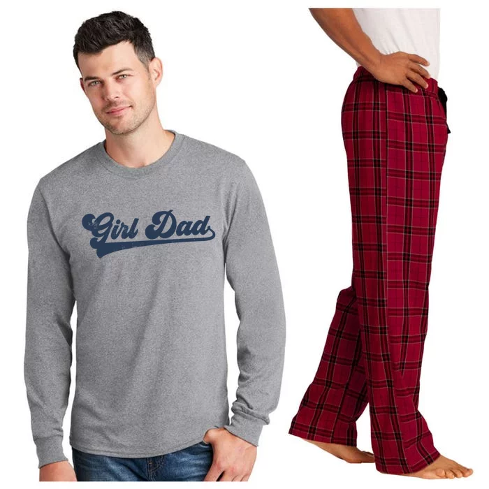 Girl Dad Funny Long Sleeve Pajama Set