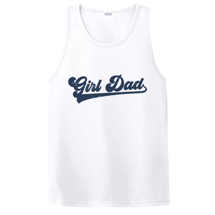 Girl Dad Funny Performance Tank