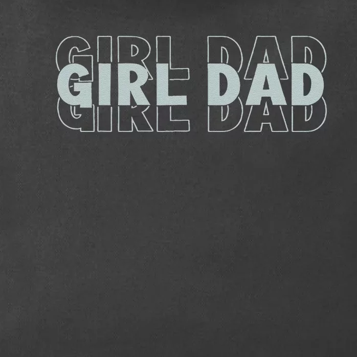 Girl Dad Funny Fathers Day Gift Zip Tote Bag