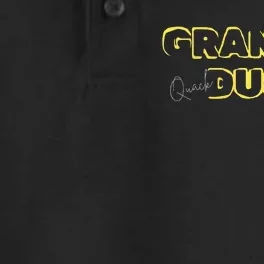 Grandpa Duck FatherS Day Birthday Gag Gift Nickname Dry Zone Grid Performance Polo