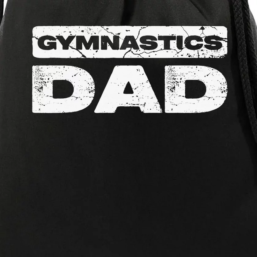 Gymnastics Dad Father's Day Drawstring Bag