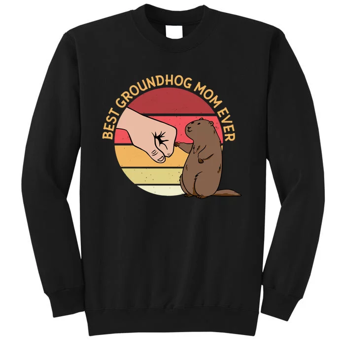 Groundhog Day Funny Quote Best Groundhog Mom Ever Sweatshirt