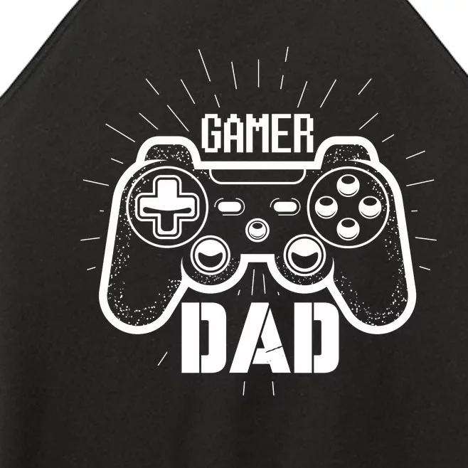 Gamer Dad FatherS Day Women’s Perfect Tri Rocker Tank