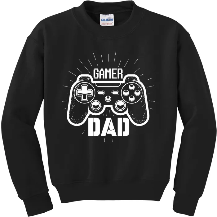 Gamer Dad FatherS Day Kids Sweatshirt