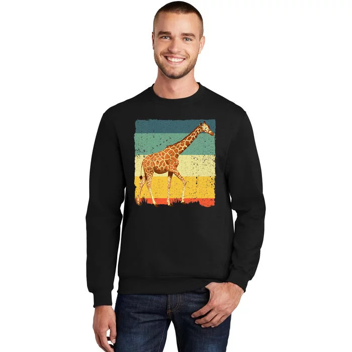 Giraffe Design For Giraffe Okapi Lover Tall Sweatshirt