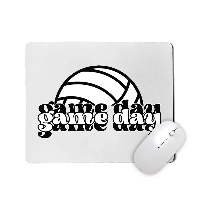 Game Day Funny Team Sports Volleyball Mom Dad Coach Mousepad