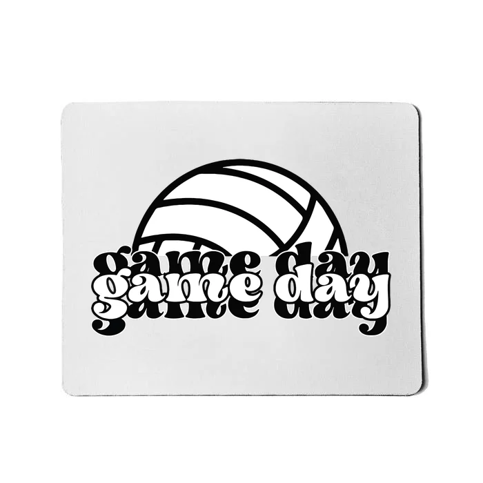 Game Day Funny Team Sports Volleyball Mom Dad Coach Mousepad