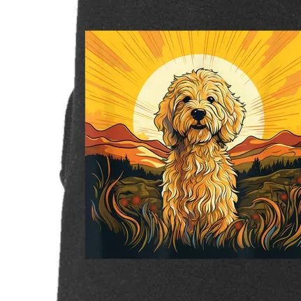 Goldendoodle Dood Funny Doodle Dog Golden Doodle Doggie 3-End Fleece Hoodie