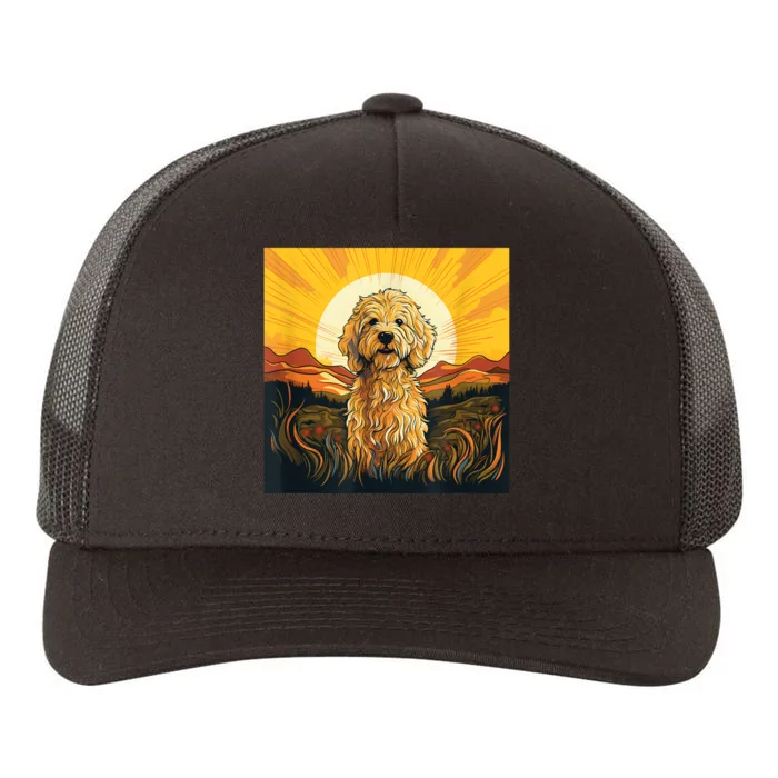 Goldendoodle Dood Funny Doodle Dog Golden Doodle Yupoong Adult 5-Panel Trucker Hat