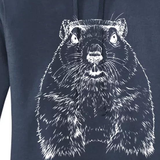 Groundhog Day Funny February Animal Forecasting Gift Women's Pullover Hoodie