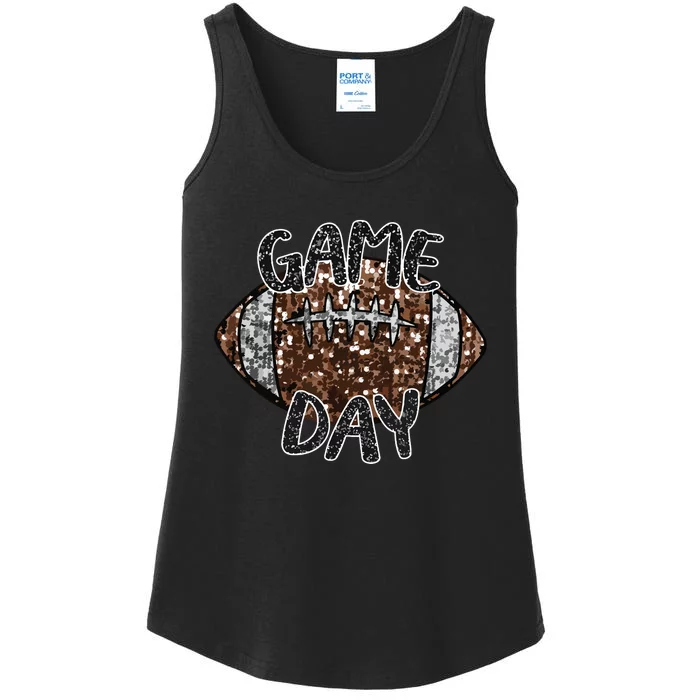 Game Day Football For Women Ladies Essential Tank