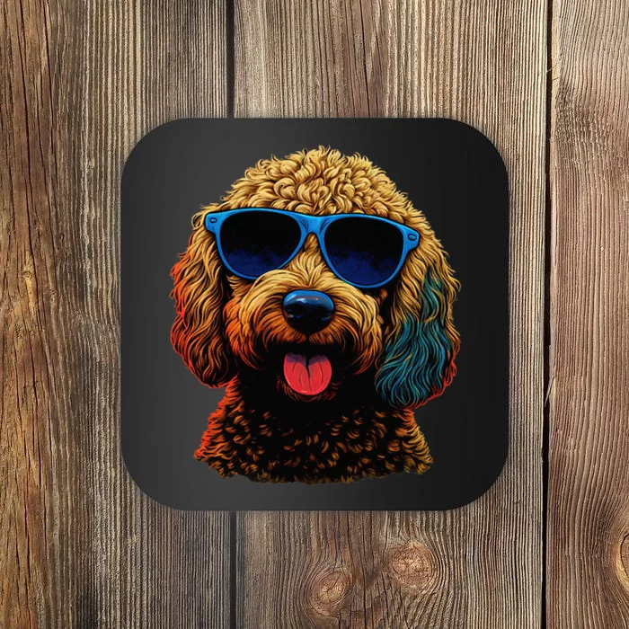 Goldendoodle Dood Funny Doodle Dog Golden Doodle Coaster