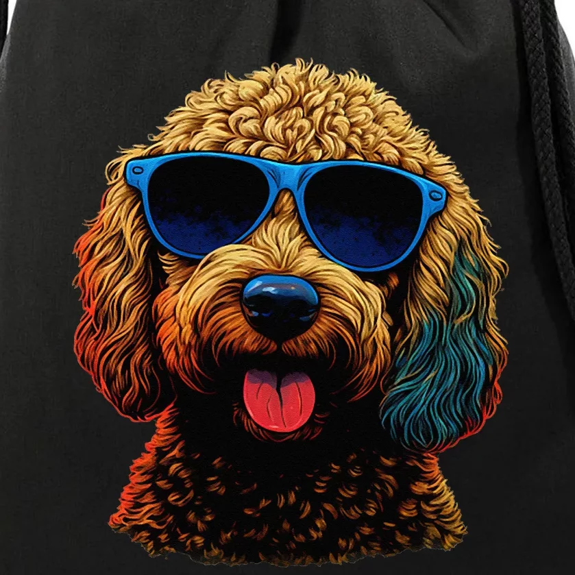 Goldendoodle Dood Funny Doodle Dog Golden Doodle Drawstring Bag