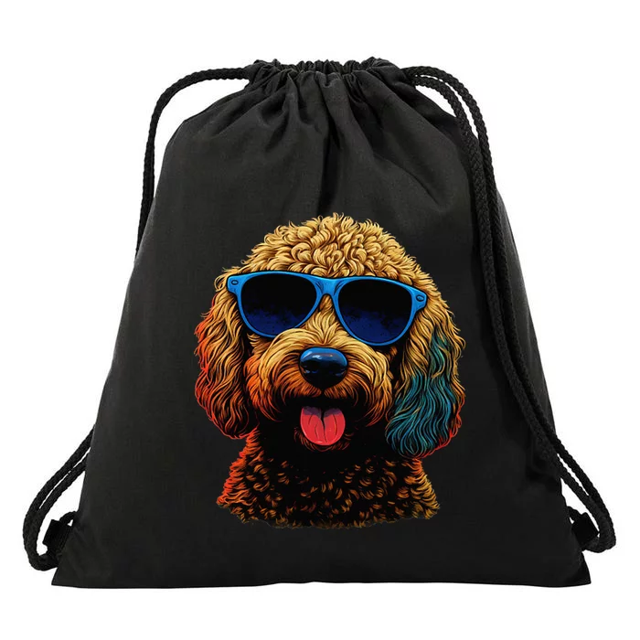 Goldendoodle Dood Funny Doodle Dog Golden Doodle Drawstring Bag