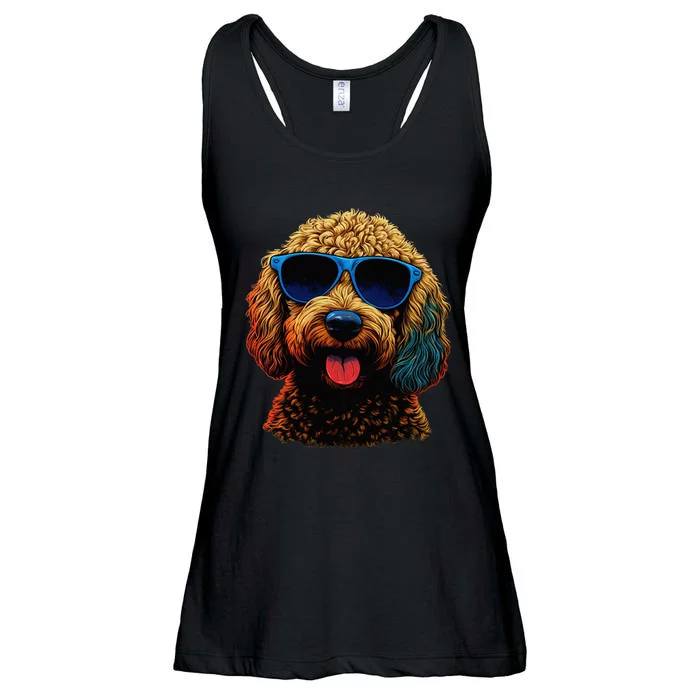 Goldendoodle Dood Funny Doodle Dog Golden Doodle Ladies Essential Flowy Tank