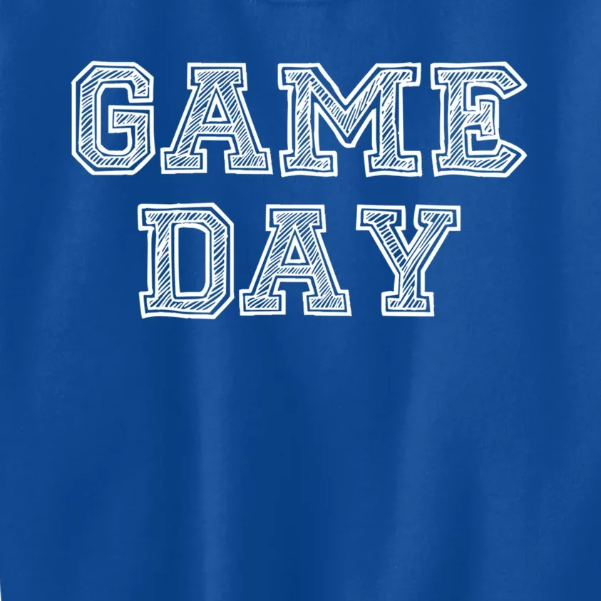 Game Day For Sport Football Basketball Baseball Fans Gift Kids Sweatshirt