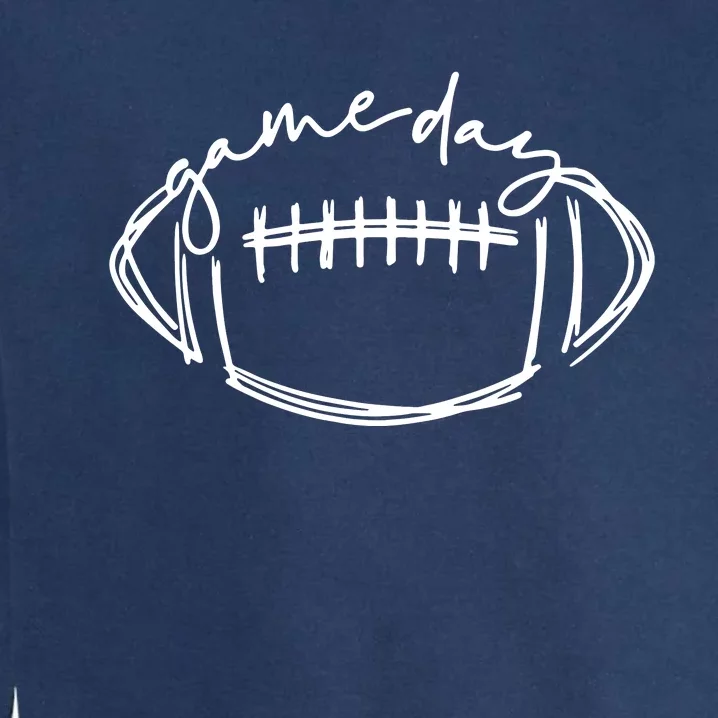 Game Day Football LoverFootball Life,Game Day Gift Garment-Dyed Sweatshirt