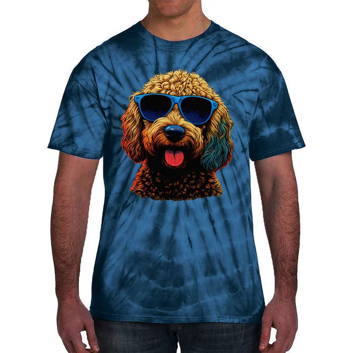 Goldendoodle Dood Funny Doodle Dog Golden Doodle Tie-Dye T-Shirt