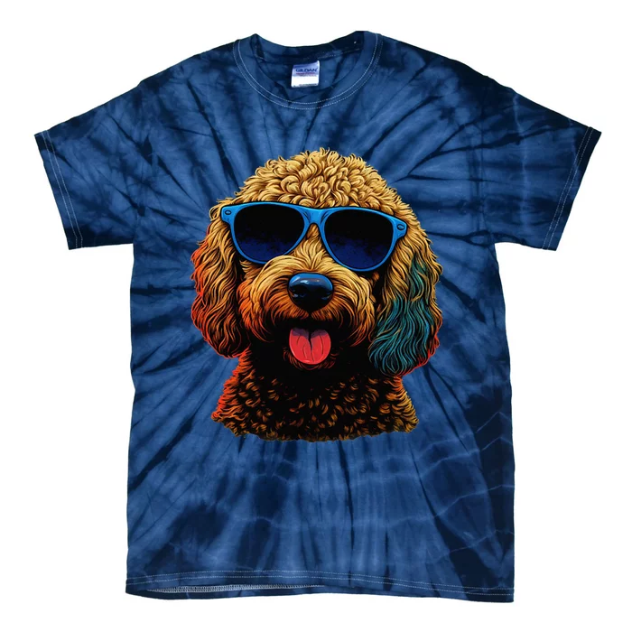 Goldendoodle Dood Funny Doodle Dog Golden Doodle Tie-Dye T-Shirt