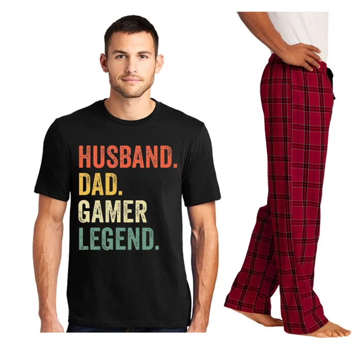 Gamer Dad Funny Husband Dad Video Game Legend FatherS Day Pajama Set