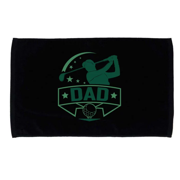 Golf Dad Funny Golf Lover Gift For Dad Father's Day Microfiber Hand Towel