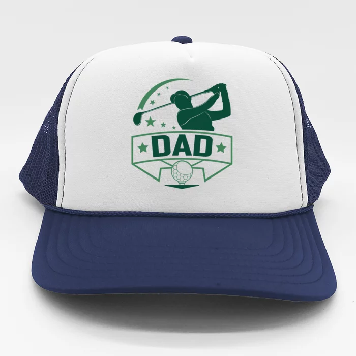 Golf Dad Funny Golf Lover Gift For Dad Father's Day Trucker Hat