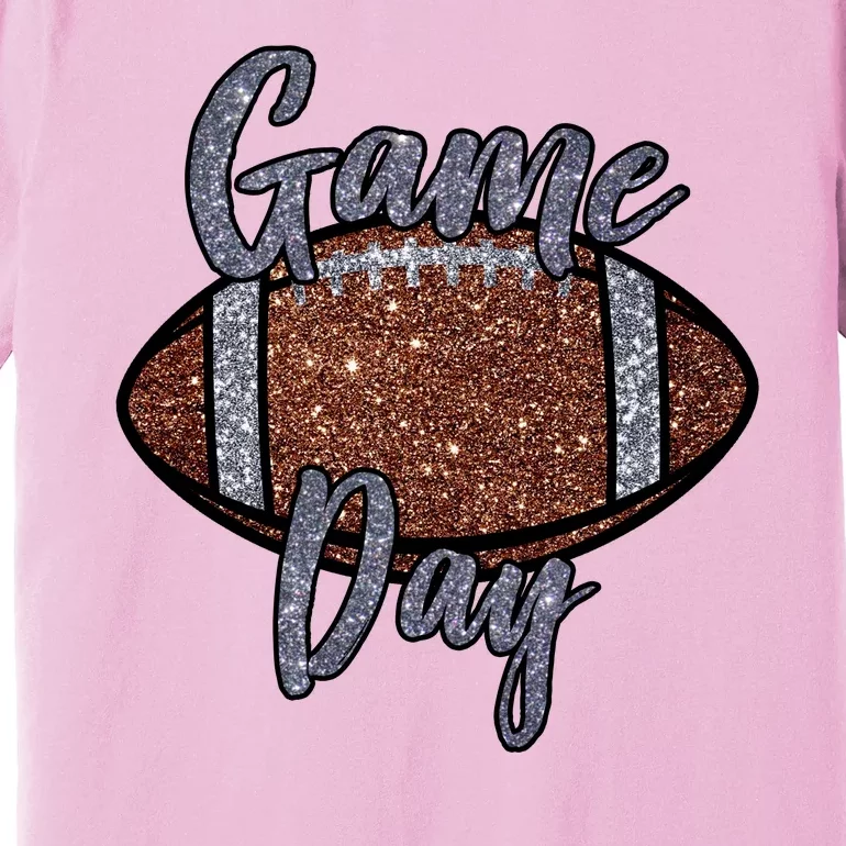 Game Day Festive Cute Football Premium T-Shirt