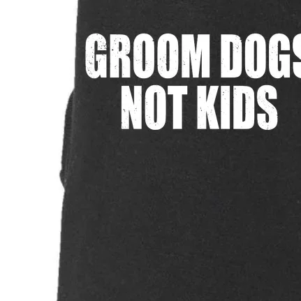 Groom Dogs Funny Dog Groomer Doggie 3-End Fleece Hoodie